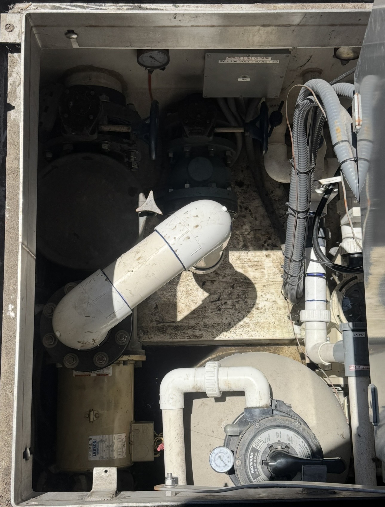 Water feature leak detection and basin sealing repair work in Laguna Beach